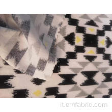 tessuto stampato a maglia in poliestere a maglia in poliestere a spandex